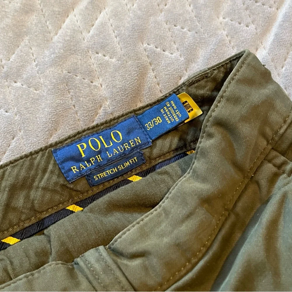 Polo Ralph Lauren‎ pants mens 33x30 pre-owned condition green